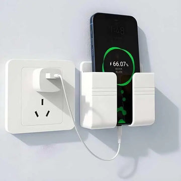 Wall Mounted Mobile Holder With Adhesive Strips (Pack of 4)