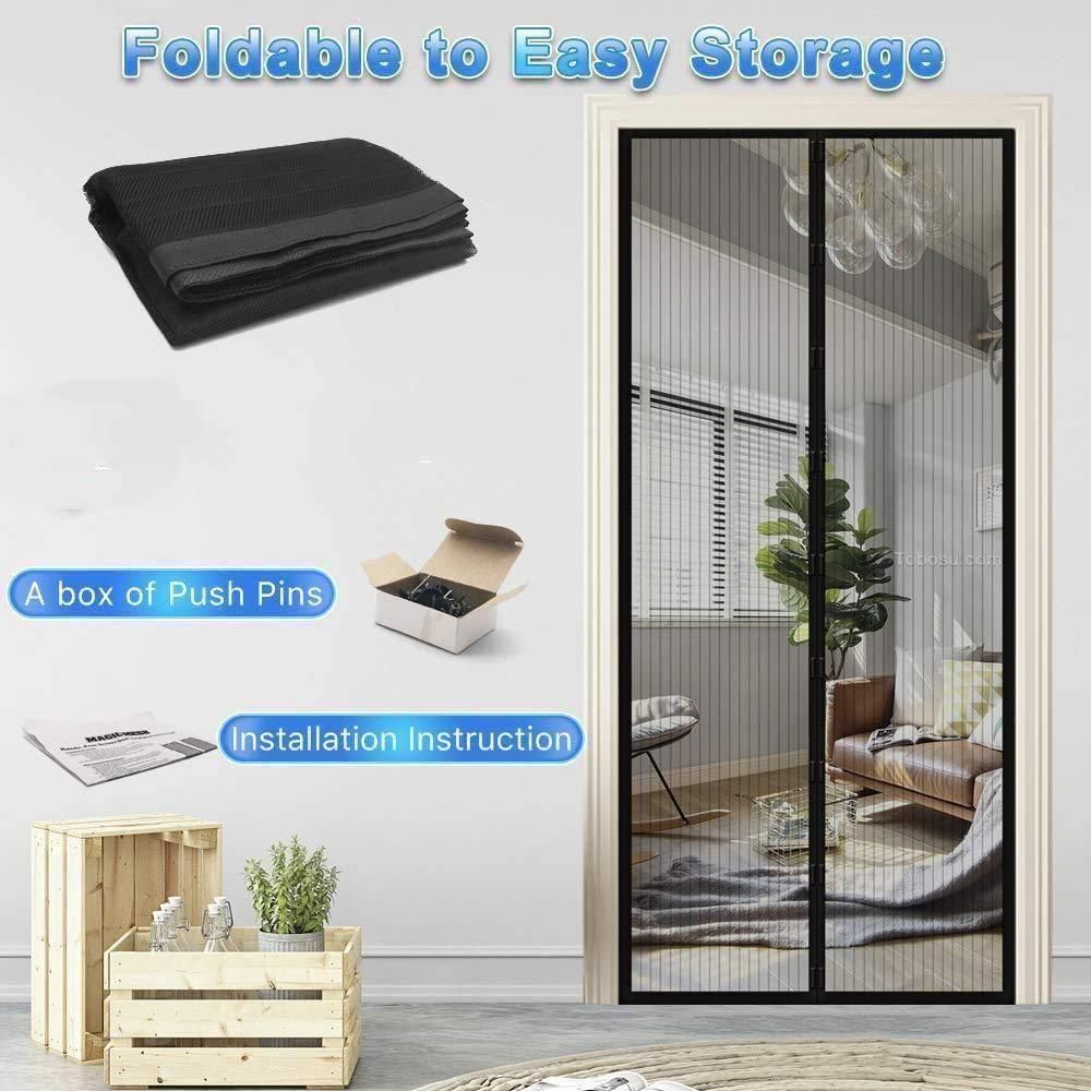 Magnetic Mesh Screen Door Curtain