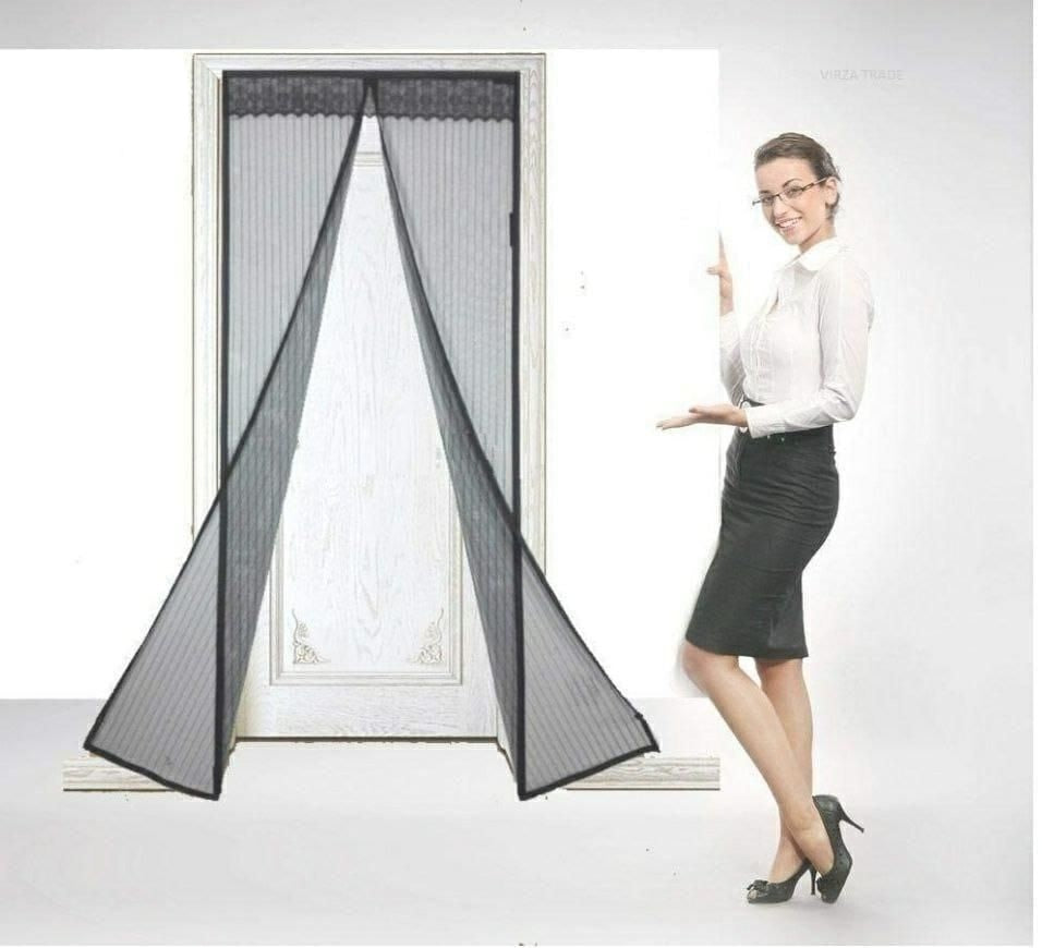 Magnetic Mesh Screen Door Curtain