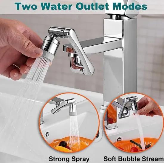 2 Mode Splash Filter Kitchen Tap Extended Faucet