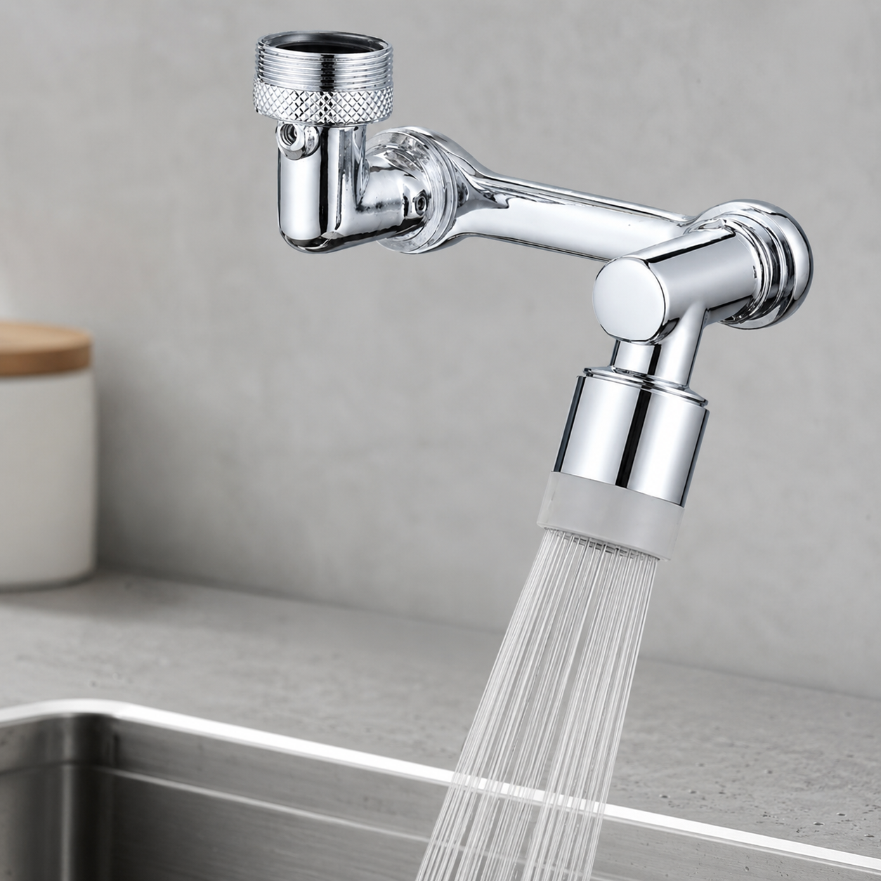 2 Mode Splash Filter Kitchen Tap Extended Faucet