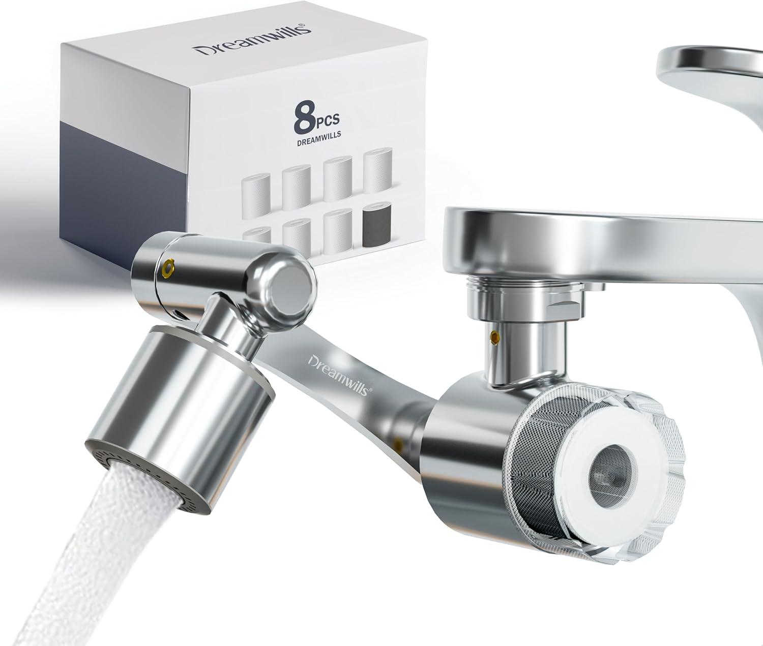 2 Mode Splash Filter Kitchen Tap Extended Faucet