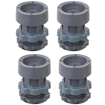 Washing Machine Vibration Pads, Floor Trays, Refrigerator Stand (4 Pcs Set)